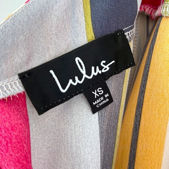 Lulu's Esplanade Drape Front Halter Maxi Dress Size: XS - Picture 13 of 15